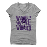 Womens Women's V-Neck Athletic Gray