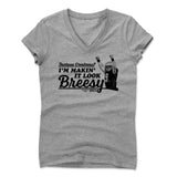 Womens Women's V-Neck Athletic Gray