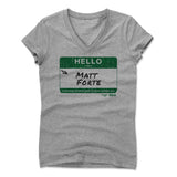 Womens Women's V-Neck Athletic Gray