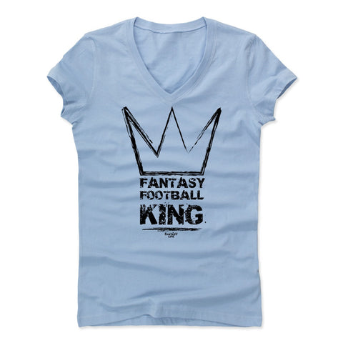 Womens Women's V-Neck Baby Blue