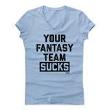 Womens Women's V-Neck Baby Blue