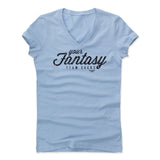 Womens Women's V-Neck Baby Blue