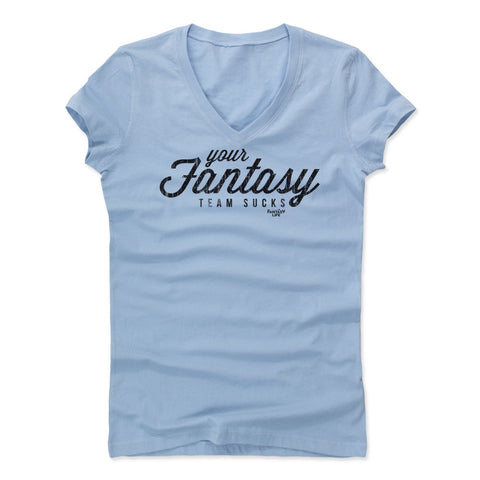 Womens Women's V-Neck Baby Blue
