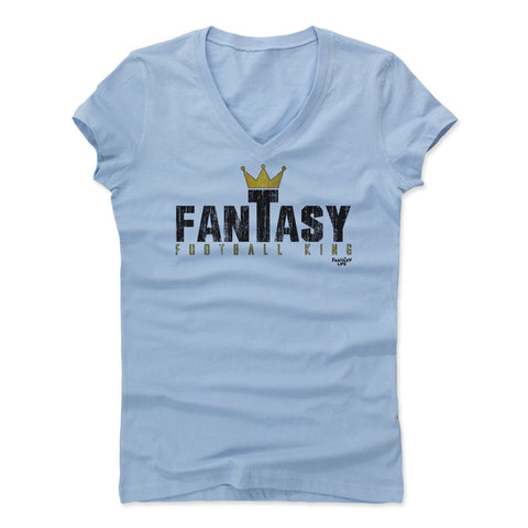 Womens Women's V-Neck Baby Blue