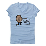 Womens Women's V-Neck Baby Blue