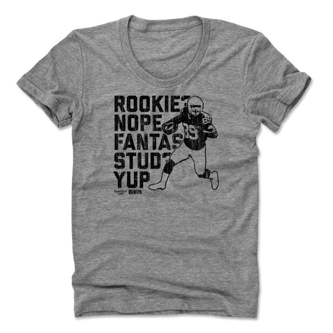 Womens Women's Scoop Neck Athletic Gray