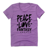 Womens Women's Scoop Neck Purple