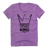 Womens Women's Scoop Neck Purple