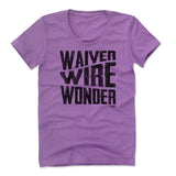 Womens Women's Scoop Neck Purple