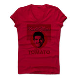Womens Women's V-Neck Red