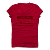 Womens Women's V-Neck Red