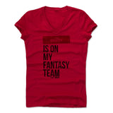 Womens Women's V-Neck Red