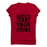 Womens Women's V-Neck Red