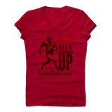 Womens Women's V-Neck Red