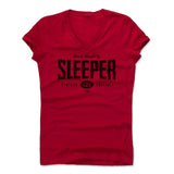 Womens Women's V-Neck Red