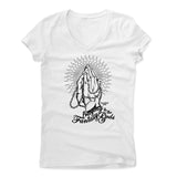 Womens Women's V-Neck White