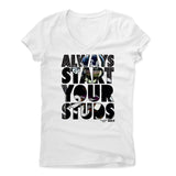 Womens Women's V-Neck White