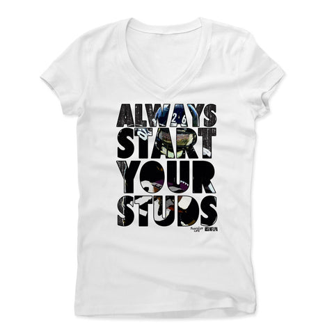 Womens Women's V-Neck White