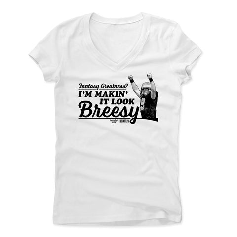 Womens Women's V-Neck White