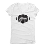 Womens Women's V-Neck White