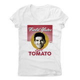 Womens Women's V-Neck White