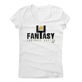 Womens Women's V-Neck White