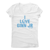 Womens Women's V-Neck White