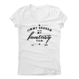 Womens Women's V-Neck White