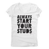 Womens Women's V-Neck White